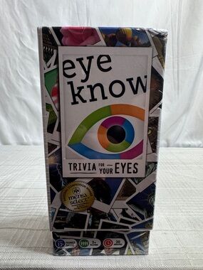 Eye Know Trivia for Your Eyes Game Trivia Card Game Cardinal 2014 NEW SEALED